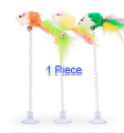 Interactive Cat Toy Feather Teaser Wand. 