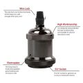 E27 Vintage Lamp Bulb Base For Pendant Light Holder Ceiling Chandelier 1M Cord Hanging Socket Lamp. 