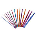12/14Pcs Colorful Aluminum Weave Crochet Hooks Knitting Needles 2-10mm Kit Craft. 