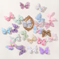 2/4/5Pcs Girls Cute Sequins Double Butterfly Clip Hairpins DIY Headwear Bow Decor Hairgrip Children Hair Accessories. 