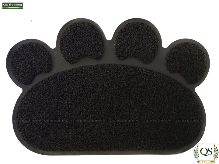 Big Foot Shape Grass Mat Plain  Door Mat  - Size 40 x 60 cm - QS Bedding