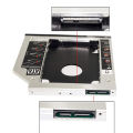 2nd Sata Hard Disk Drive Caddy for 9.5mm 12.7mm CD/DVD Drive Slot Add Second HDD/SSD to Your Laptop. 