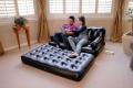 5 in 1 Air Sofa Cum Bed with Pump Lounge Couch Mattress Inflatable (3 Seater). 