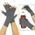 Compression Glove For Rheumatoid, Osteoarthritis - Heat Hand Gloves For Computer Typing, Arthritic Joint Pain Relief, Carpal Tunnel - Men, Women (1 Pair) (L). 