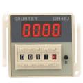 Nitrip Plastic O111ROM DH48J-8A Di tal LCD Electronic 8 Pin Counter Time Relay Time 0-999900. 
