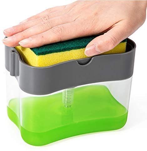 Dish%20Soap%20Dispenser%20for%20Kitchen%20Soap%20Pump%20Dispenser%202%20in1%20Sponge%20Holder,%20Instant%20Refill%20Durable%20Rustproof%20Counter%20Top%20Sink%20Dispenser,%20(Grey)%20-%20Image%205