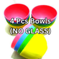 Pack of 8 Imported High-Quality Unbreakable Bowls and Glass - 4 Imported Blows and Glass - Imported Plastic - Stylish And Durable Plastic Bowls and Glass Set. 