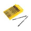 Multipurpose Drill Bits, 20-Piece 6mm Multi-material Drill Bit Set for Drilling in Tile, Glass, Concrete, Brick, Wood. 