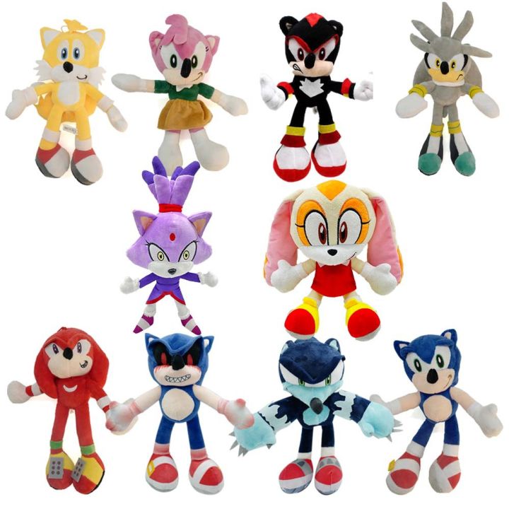 Cross-Border New Arrival Sonic the Hedgehog sonic Sonic Plush Toy Tarsnak Hedgehog Doll Children's Gift