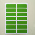 168pcs 38x13mm 6 Colors Glossy Paper Label Stickers for Office Work School Home Art Decoration File Classification Writable Tag. 