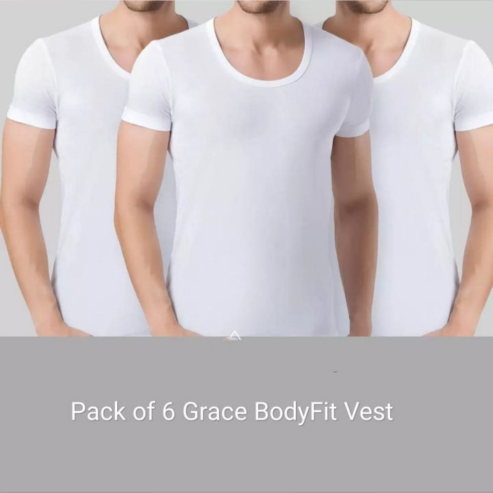 Pack%20of%206%20Men's%20White%20Vest%20Bazoo%20(Banyan)%20Half%20Sleeves-%20Original%20Cotton%20Vest%20-Inner%20wear%20-%20Image%202