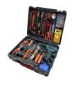 Tool Set with Cordless Drill - 12V - 121 Pcs - Multicolour. 