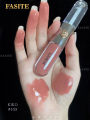2 in1 Mirror Glossy Lipstick Women Girls Non-Fading Long Lasting Transparent Double Headed Lip Gloss Moisturizing Makeup. 