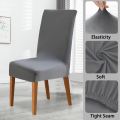 6 Chair Cover for Dining Table Chair Without Arm Rest - Cotton Jersey - Stretchable. 