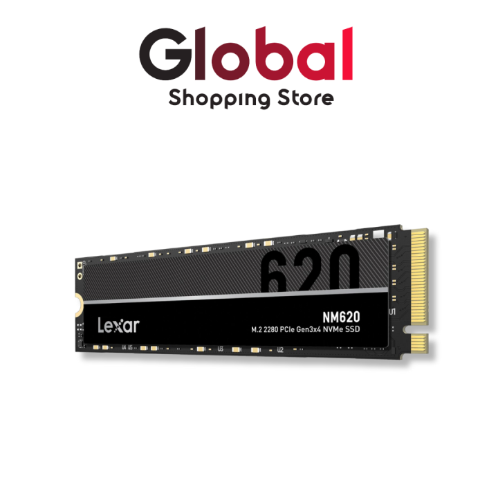 Lexar NM620 M.2 2280 NVMe SSD - 256GB - 512GB High-Performance Internal Solid State Drives for Computers and Laptops - Rapid Data Transfer, Reliable Storage Solution