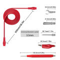 Test Lead Kit Replaceable Test Line Digital Multimeter Test Lead Probe Alligator Clip U - shaped Probe. 