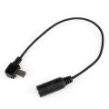 3.5mm External Microphone Clip On Mic + Mini USB Cable Adapter for GoPro Hero 3 3+ 4 Camera for Go Pro Accessory. 
