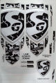 2023 SG Black Edition 3D Cricket Bat Sticker - New Arrival for Professional Players. 