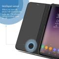 Luxury Clear View Mirror Flip Case for Samsung Galaxy S8 with Stand and Protection. 