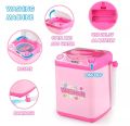 Galaxy Toys Dream 4 in 1 Household Utility Toy Set for Kids | Kitchen Pretend & Play Set for Kids | Washing Machine, Iron, Sewing Machine,Vacuum Cleaner for Girls (Pink). 