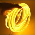YELLOW LED strip Flexible NEON Rope Light waterproof/LED Neon Lights decoration with 220V adapter. 