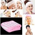 Adjustable Multi-color  Makeup  facial Towel Hair Wrap Facial  Band. 