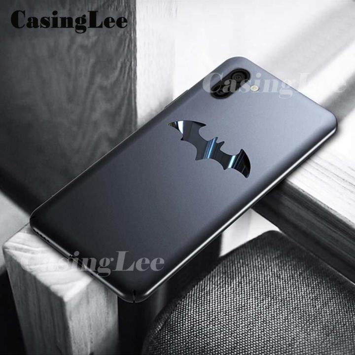 For Sharp AQUOS R3 Case Smooth Metal Bat Man Marvel DC Design Protector Back Cover Casing Hp For Sharp AQUOS R3 Phone Cases Cover