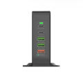 PD 45W Type C Wireless Charger Charging Station Hub Phone Desktop Smart 5 Port USB Wall Charger. 