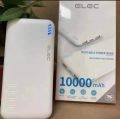 10000 mAH Power Bank ELEC Power bank Dual USB Ports for smartphones FAST CHARGE- White. 