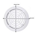 Swimming Pool Water Filter Anti-Corrosion Cover Round Drain Device Screw Abs Floor Drain Cover Round Main Drainage Port. 