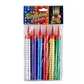 10 Packet 6 pcs per packet Sparking Candles / Birthday Candles - Size (12 cm). 