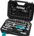 TOTAL (INDUSTRIAL - PRC) - THT121251 - SOCKET SET - 1/2 INCH - 25PCS. 