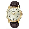 Original Casio - MTP-V004GL-9AUDF - Stainless Steel Watch for Men. 