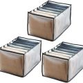 Pack of 3 7 grid pents shirt and other clothes organizer Big size. 