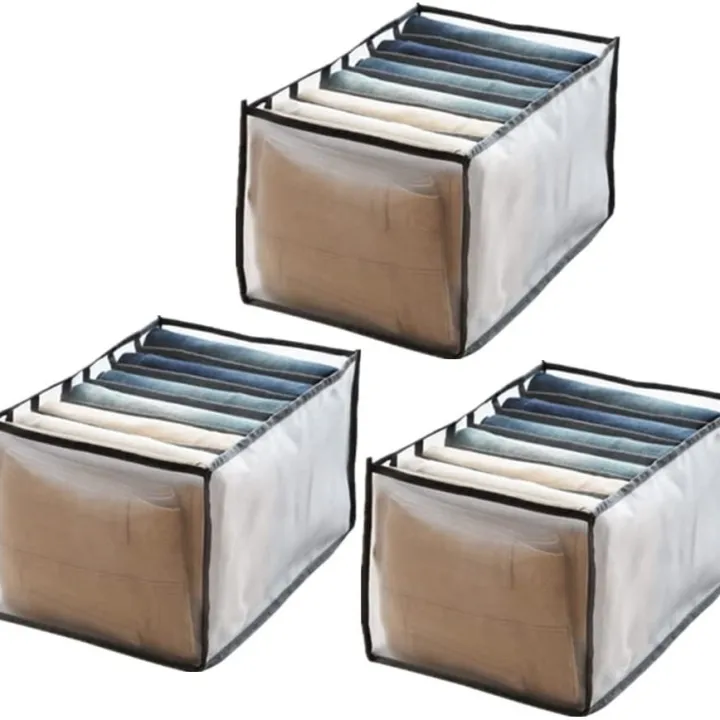 Pack%20of%203%207%20grid%20pents%20shirt%20and%20other%20clothes%20organizer%20Big%20size%20-%20Image%207