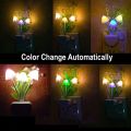 New Intelligent Energy Saving Sensor Color Changing Lamp LED Night Lamp Green Plants on the Wall Romantic Colorful Home Decor Baby room. 
