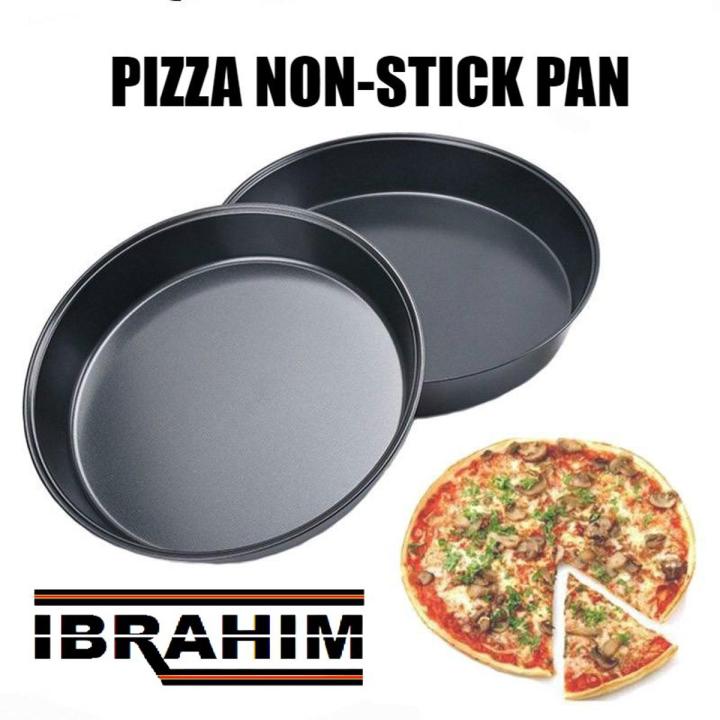9 inch round shape Pizza Pan NonStick FOR microwave Carbon Steel Baking Pan, DIY Air Frayer Mould Accessories, Dishes Trays, Microwave Oven Pans, Kitchen tools and Accessories, Pizza Maker Plate, Pizza Molding Pot