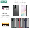 lthmy for Samsung Galaxy Note 20 Ultra 5G Shockproof Hard Case Full Protection Back Cover Matte Transparent anti-yellow Casing. 
