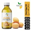Desi Egg Oil (Edible) - 20 ml - Egg Yolk Oil Beza Murg Oil (روغن بیضہ مرغ) Oil 100% Pure & Organic & Unrefined. 