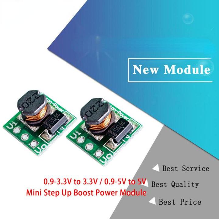 5pcs DC-DC 0.9-3.3V to 3.3V 500mA 0.9-5V to 5V Mini Step Up Boost Power Module DC to DC For Arduino Voltage Converter Module