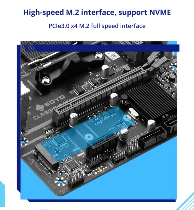 SOYO%20Motherboard%20Classic%20AMD%20B450M%20Dual-channel%20DDR4%20Memory%20AM4%20Mainboard%20M.2%20NVME%20(Supports%20Ryzen%205500%205600%205600G%20CPU)%20-%20Image%207