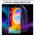 LG Velvet Screen JELLY PROTECTOR JELLY CLEAR QUALITY. 
