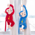 Curtain straps hanging monkey plush toy long arm monkey rag doll electric car anti-collision small doll doll lying monkey wedding. 