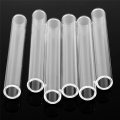 6 Pcs 4inch Clear Borosilicate Glass Tube 12mm OD 8mm ID 2mm Thick Glass Blowing Tubes with Cleaning Brush Easy to Use. 