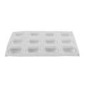 Capsule Shape Silicone Mold 12 Cavity. 