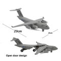1/32 C17 Transport Plane Pull Back Music LED Model Table Decor Kids Toy Gift. 