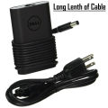 Dell Laptop Round Pin Orignal Charger - Dell_ Inspiron 15 1525 1526 1545 1564 3520 65W 19.5V 3.34A 7.4*5.0mm - Dell lattitude 7390 Charger - Dell Big Round pin Orignal Charger with cable. 