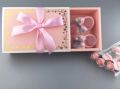 【VisioN Shop】headband+socks baby gift box newborn babies birthday 0-12month baby girl headwear. 