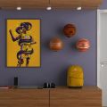 Wall Mounted Ball Hoop Perfect for Organize Soccer, Basketball, Volleyball，Rugby Football，American Football Accessories Pizazzazz. 