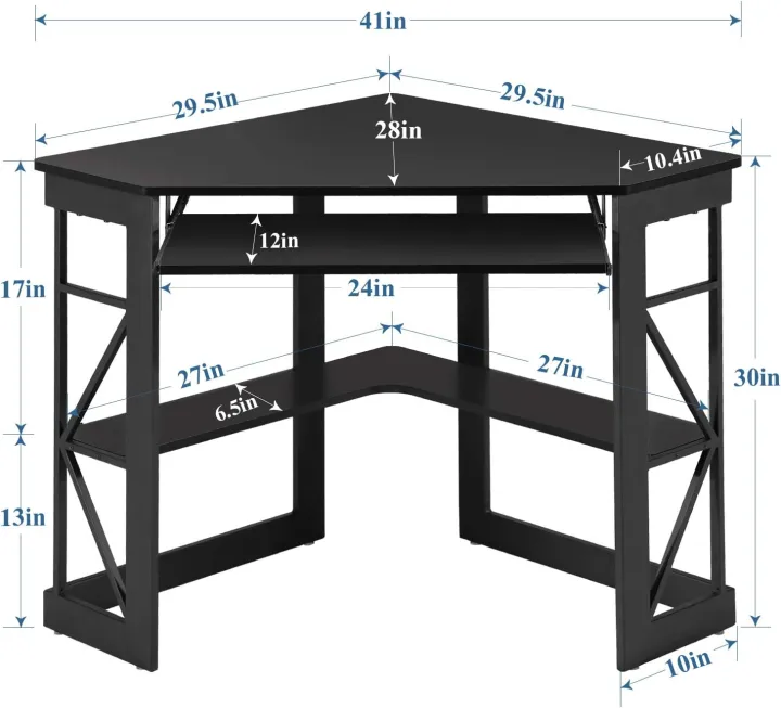 Computer%20Table%20for%20corner%20with%20Smooth%20Keyboard%20&%20Storage%20Shelves%20for%20Home%20Office%20Workstation%20Table%20,%20White%20&%20Gold%20-%20Image%206